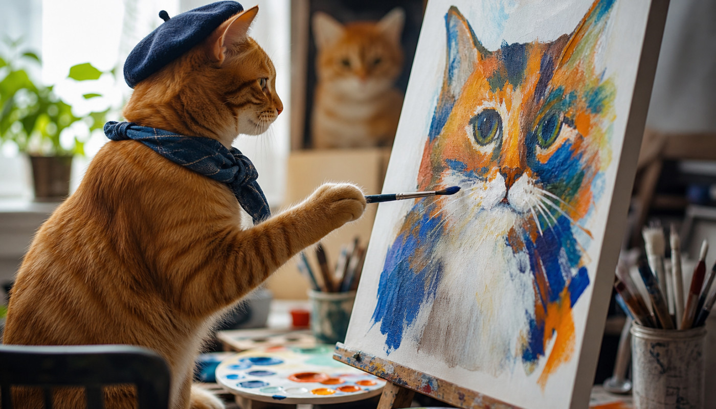 Intelligence artificielle : quand les chats rencontrent l’art généré par image